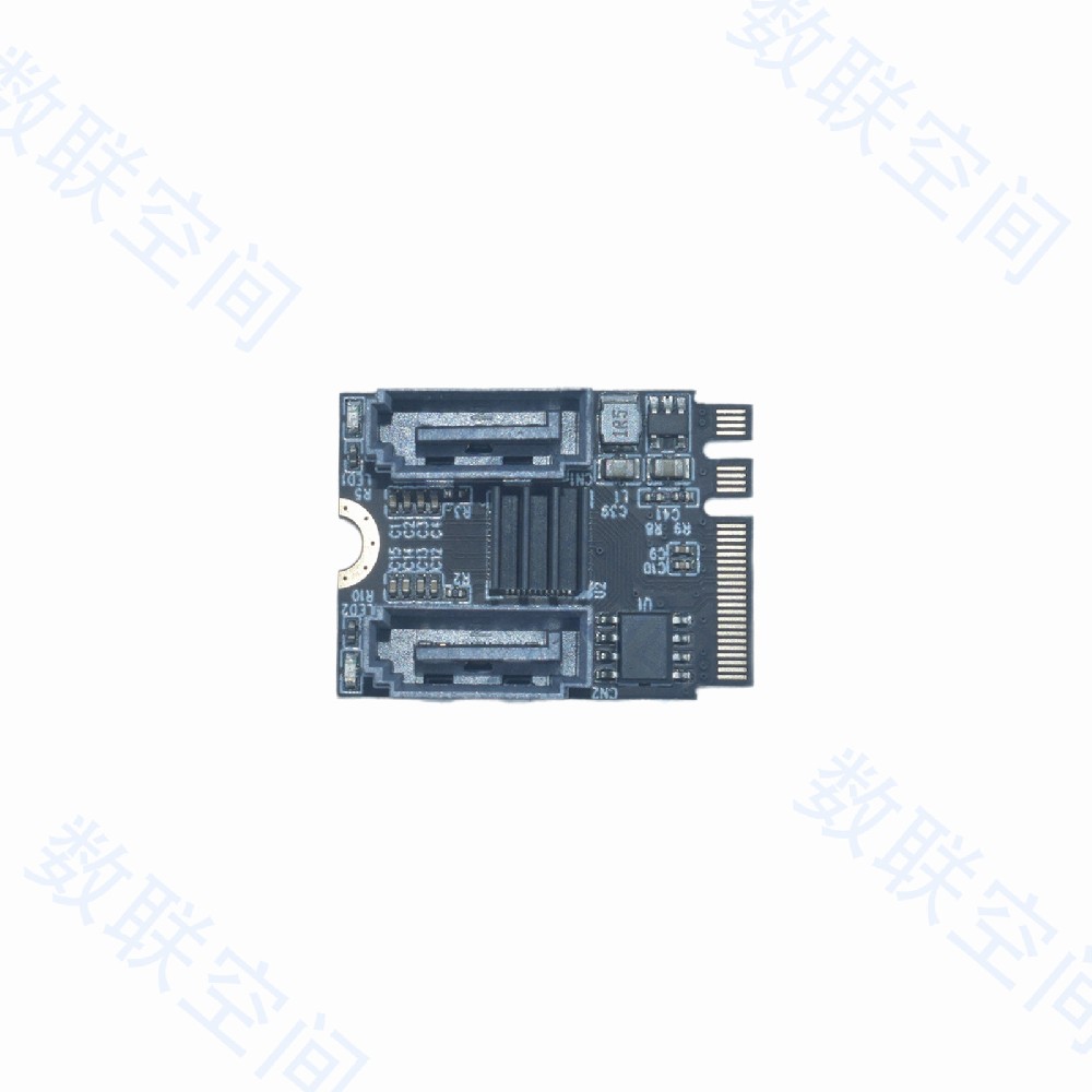 PCIe3.0 M.2(KEY-A+E)转2SATA 582