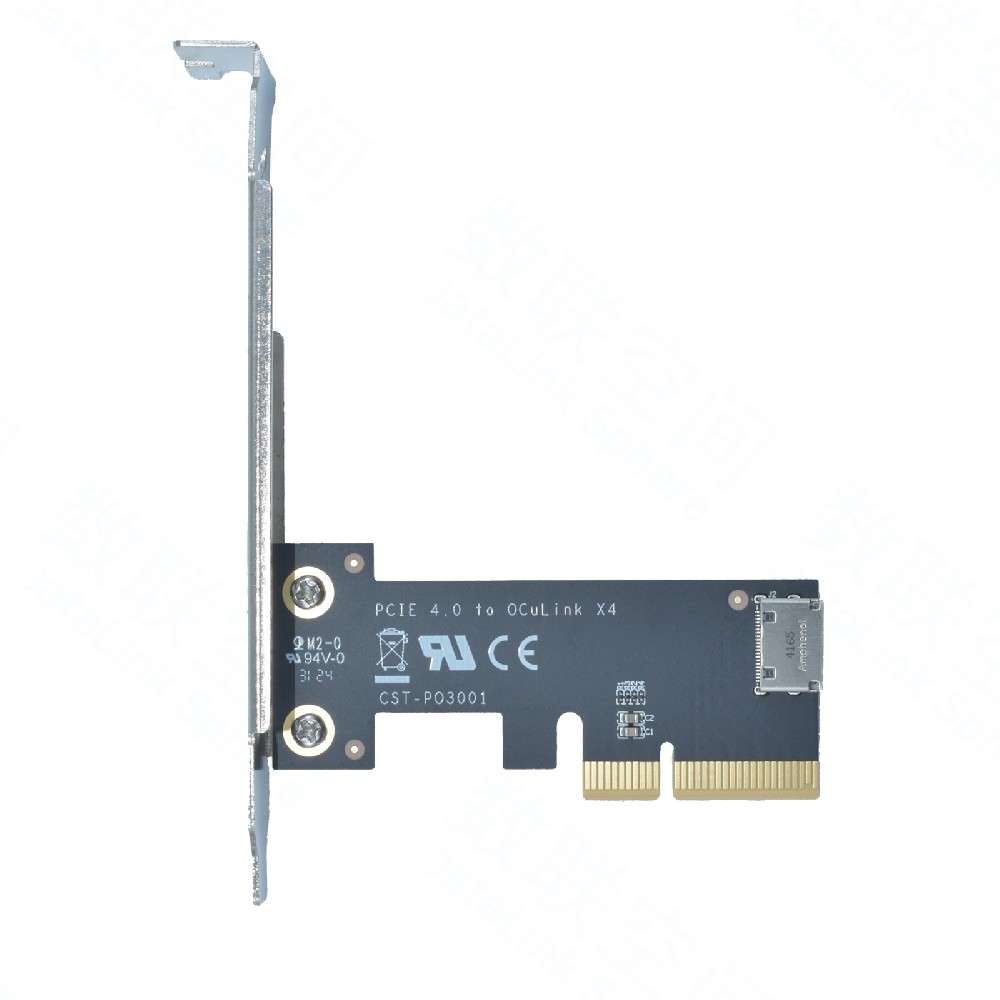 PCIe 4.0 x4转OCuLink(SFF-8612) 扩展卡 （内置）